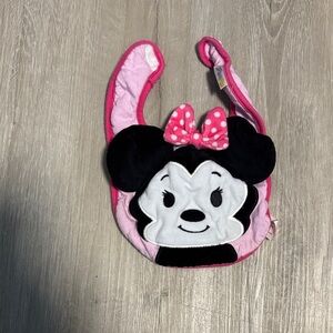 Pink and Black Kids Bib